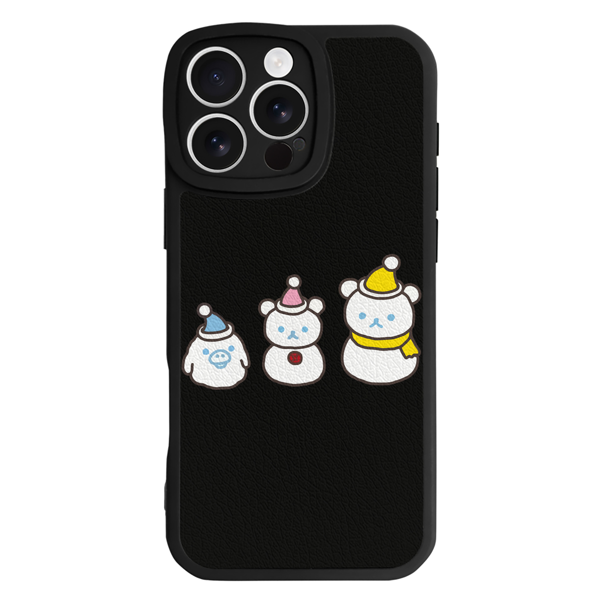 （画像用） リラックマ リラックマ キイロイトリ Rilakkuma Korilakkuma Kiiroitori 【iPhone 16シリーズ対応】シリコンスマホケース（レザー調） 材質：シリコン
